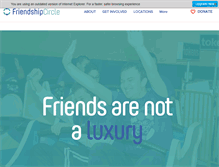 Tablet Screenshot of friendshipcircle.com